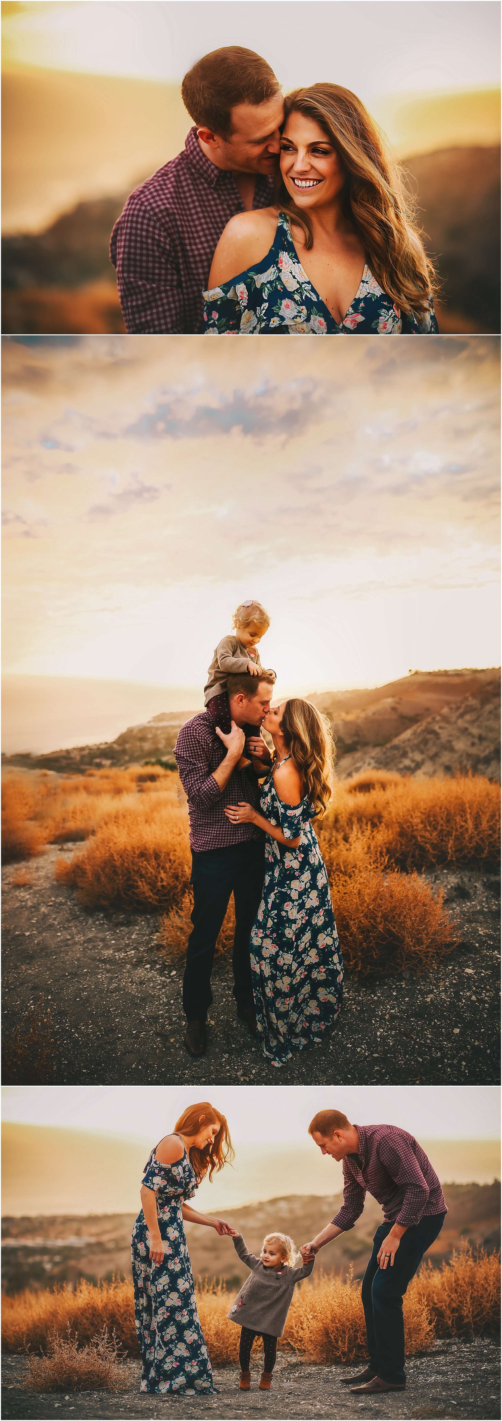 Epic sunset family session Palos Verdes Orange County PALOS VERDES FAMILY PHOTOGRAPHER